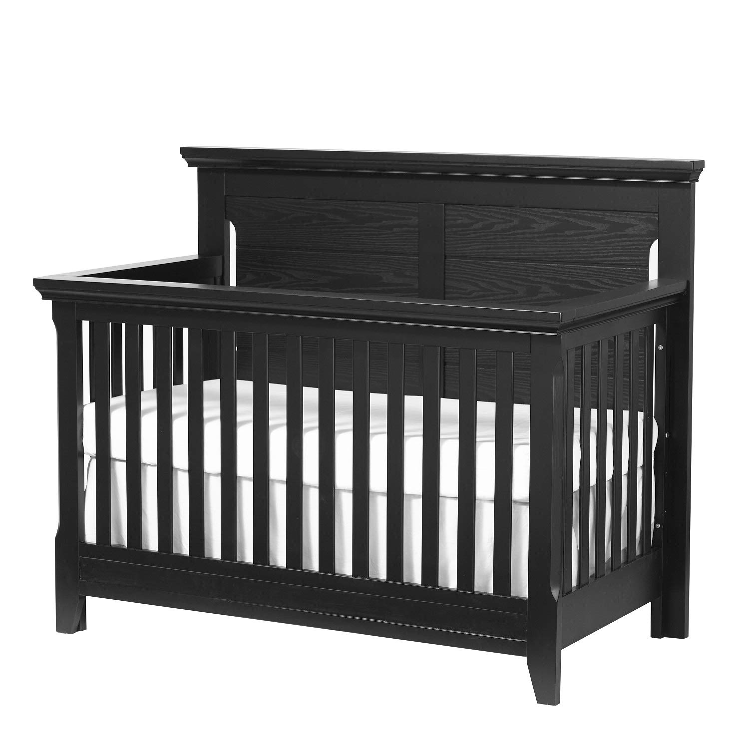 Baby Cache Overland 4 in 1 Convertible Crib in a Classic Heritage Black Finish