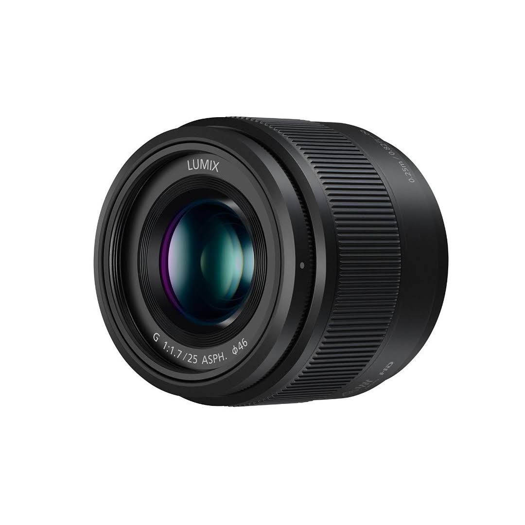 Panasonic Lumix G 25mm / F1.7 ASPH. Lens with 16GB SD Accessory Bundle