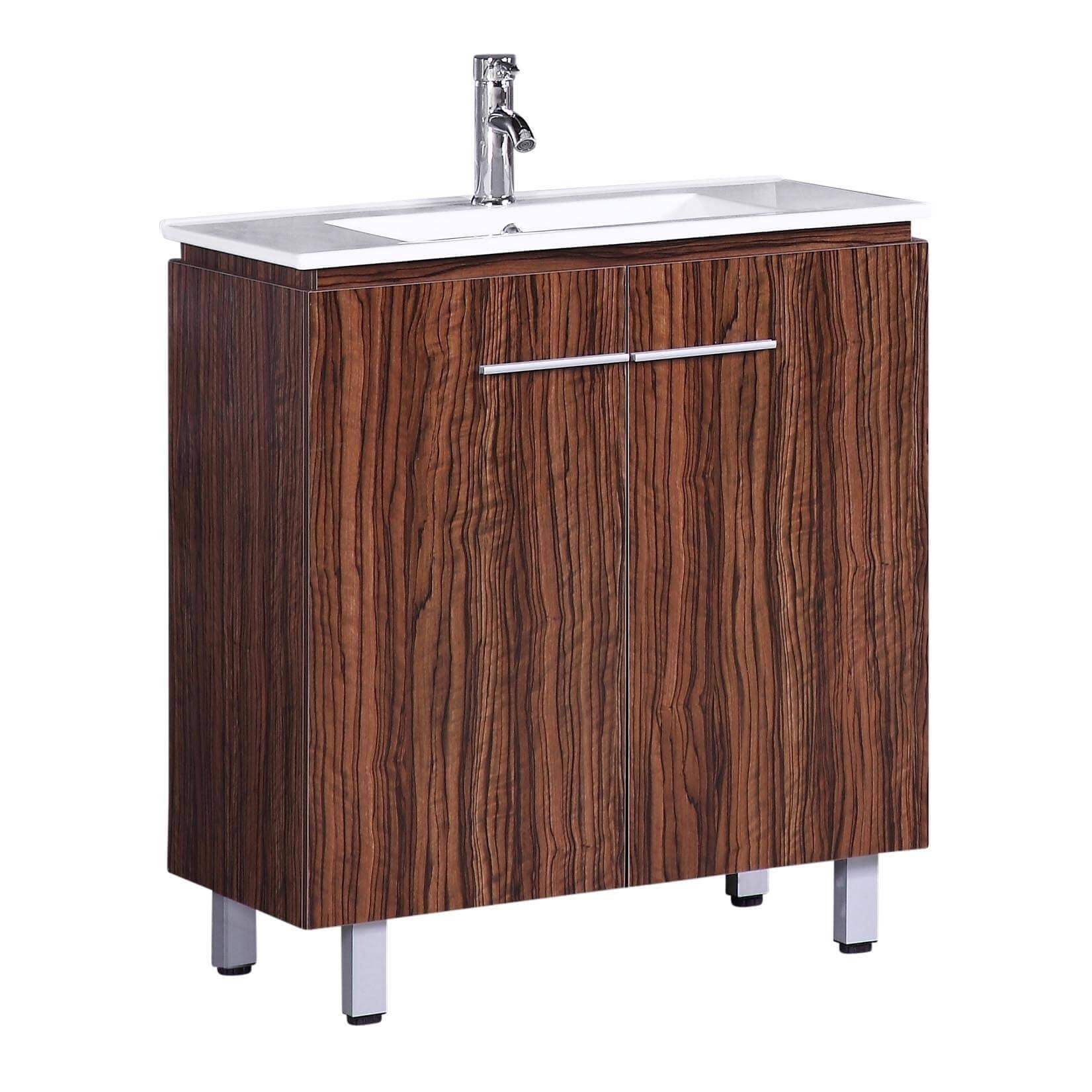 Fine Fixtures Greenpoint 30 in. Single Bathroom Vanity, Black