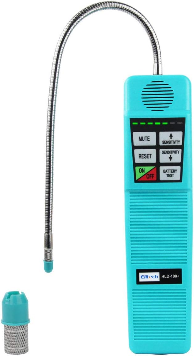 Elitech HLD-100+ HVAC Refrigerant Leak Detector AC Sniffer Automotive Halogen Gas Tester