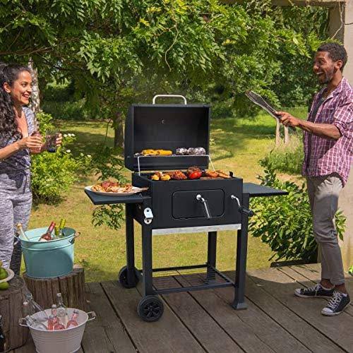 LANDMANN Vista Charcoal Grill in Black