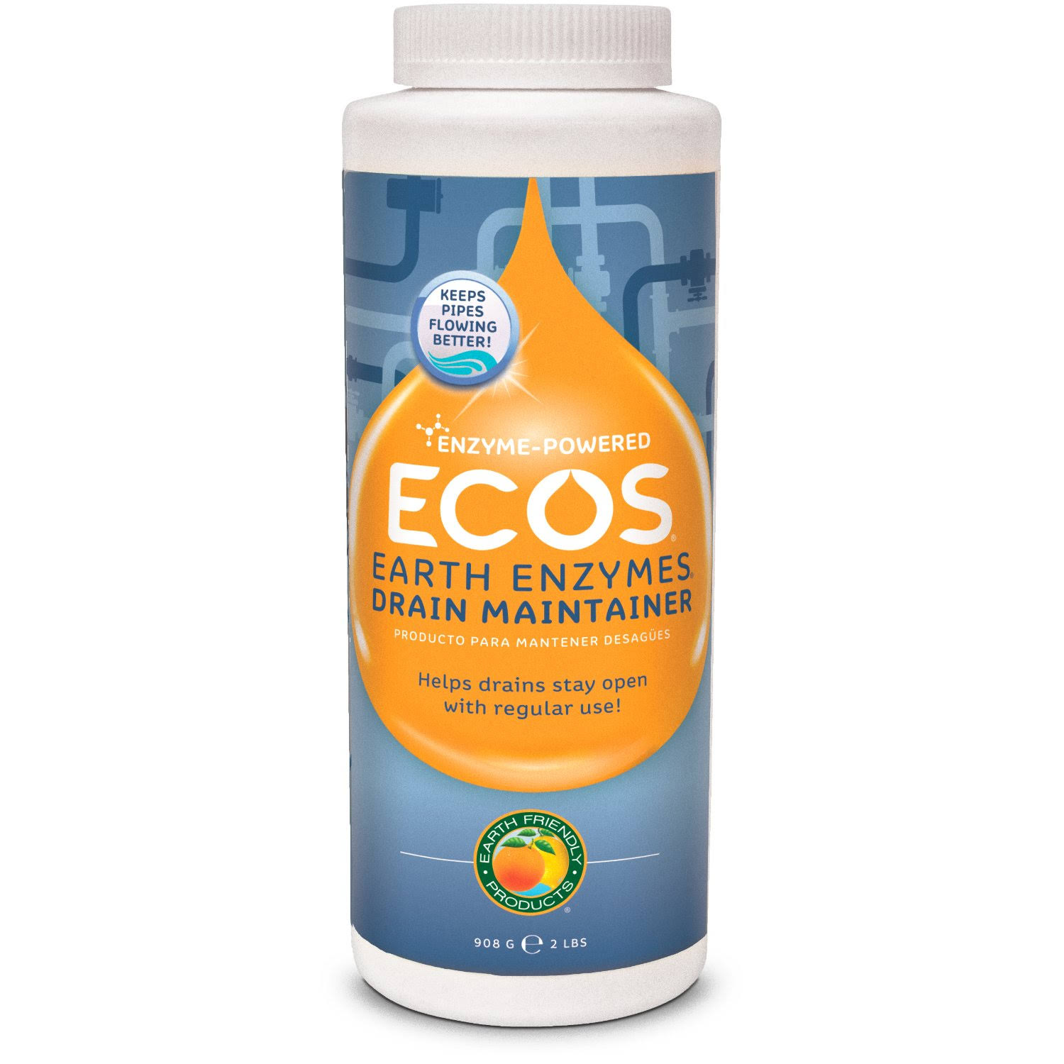 Earth Friendly Products Earth Enzymes Drain Opener 32-Ounces (Pack of 3)