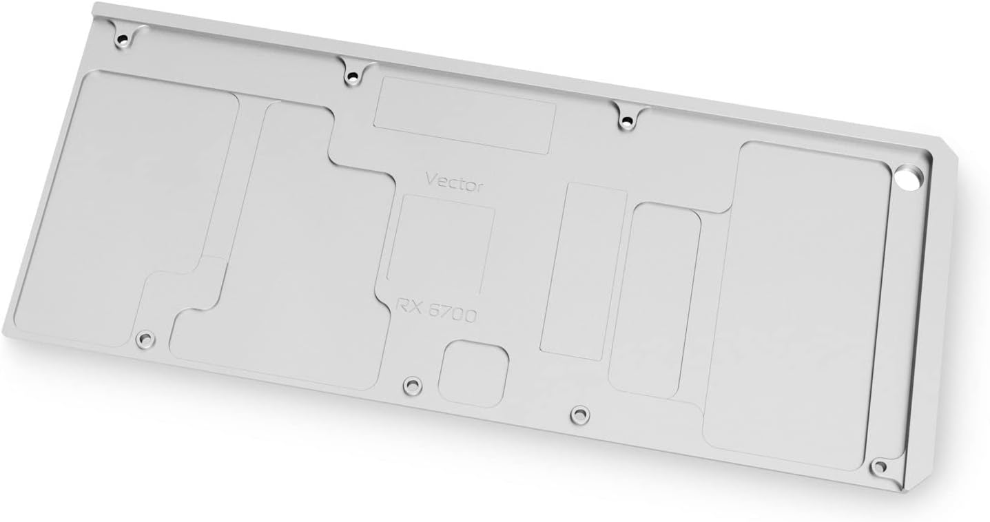EKWB EK-Quantum Vector RX 6700XT GPU Backplate, Nickel