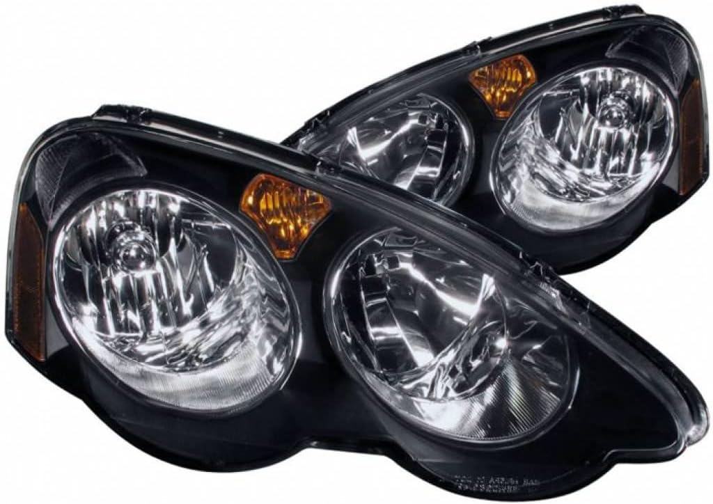 ANZO For Acura RSX 2002 2003 2004 Crystal Headlights Black | 121209