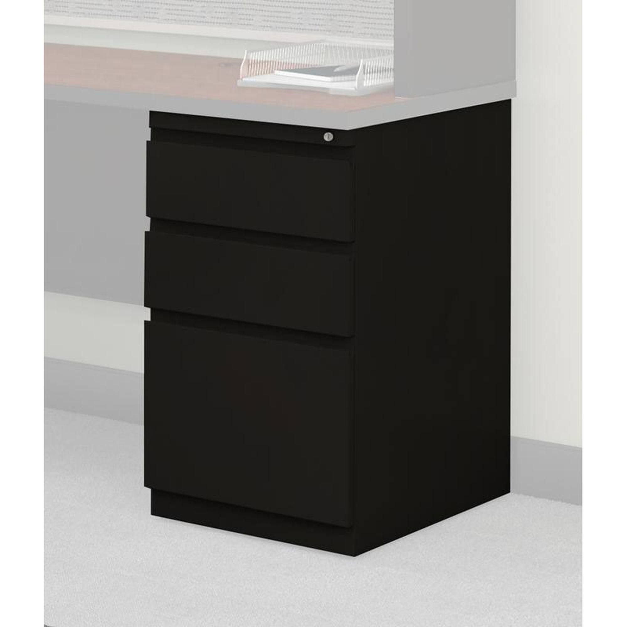 Mayline CSII Box/Box/File Pedestal (Black)
