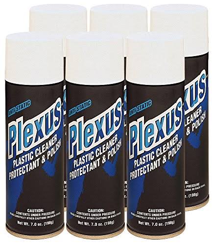 Plexus 20207-6pk Plastic Cleaner and Polish Aerosol 7 fl oz 6 Pack