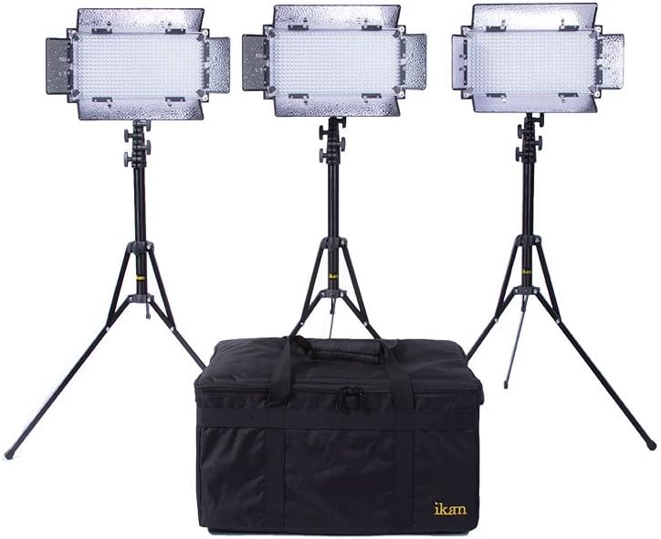 Ikan IB508-v2-KIT Bi-Color LED Studio Light (Black)