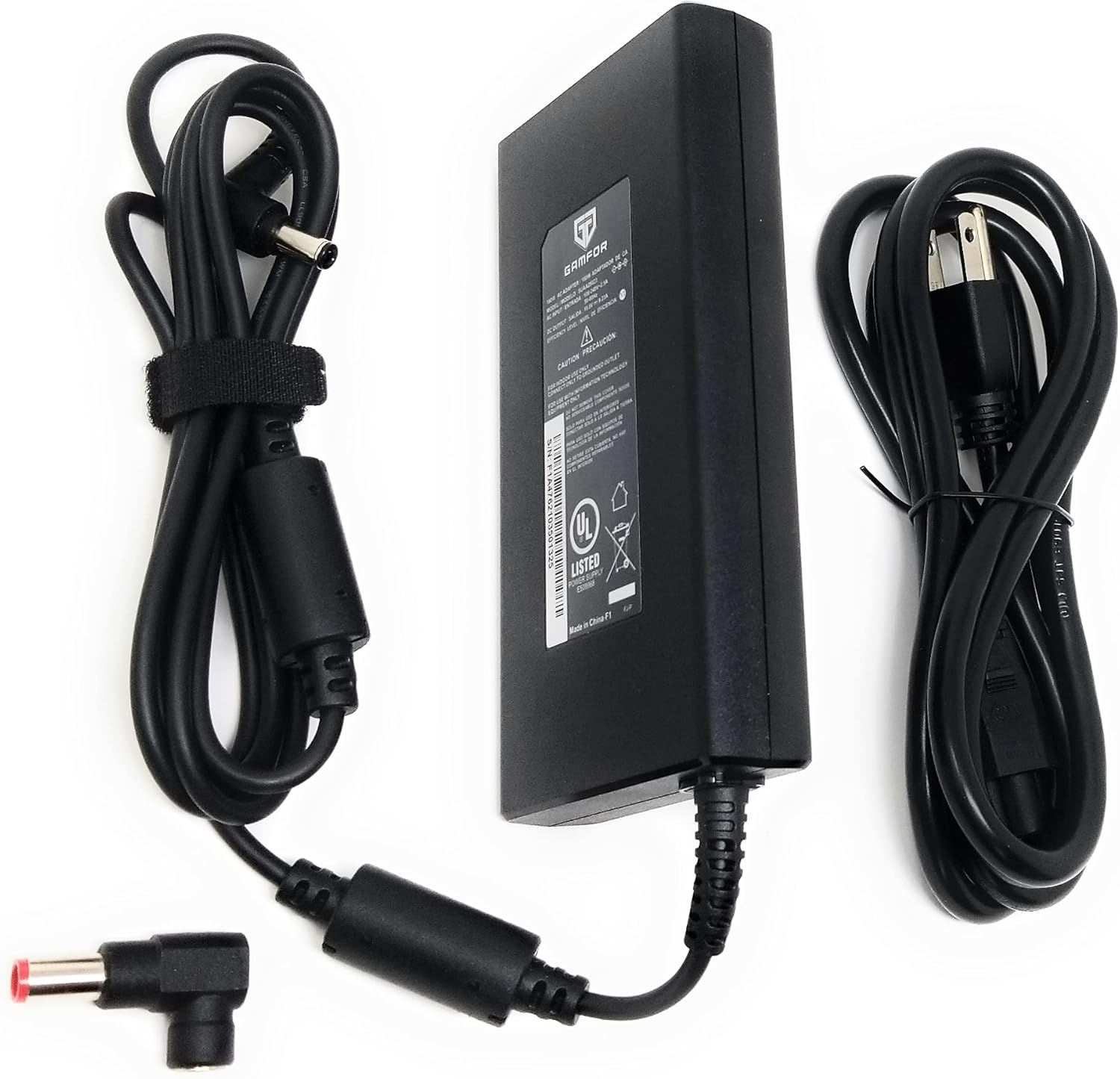19.5V 9.23A 180W AC Adapter Charger for MSI Gaming Laptop GS43VR, GS63, GS63VR, GS65-Stealth-THIN-050, GS73VR, WS63VR WS63 w/GTX 1060, 1070 Max-Q, Quadro P4000 P3000 Compatible ADP-180MB K, A17-180P4A Pack of 2