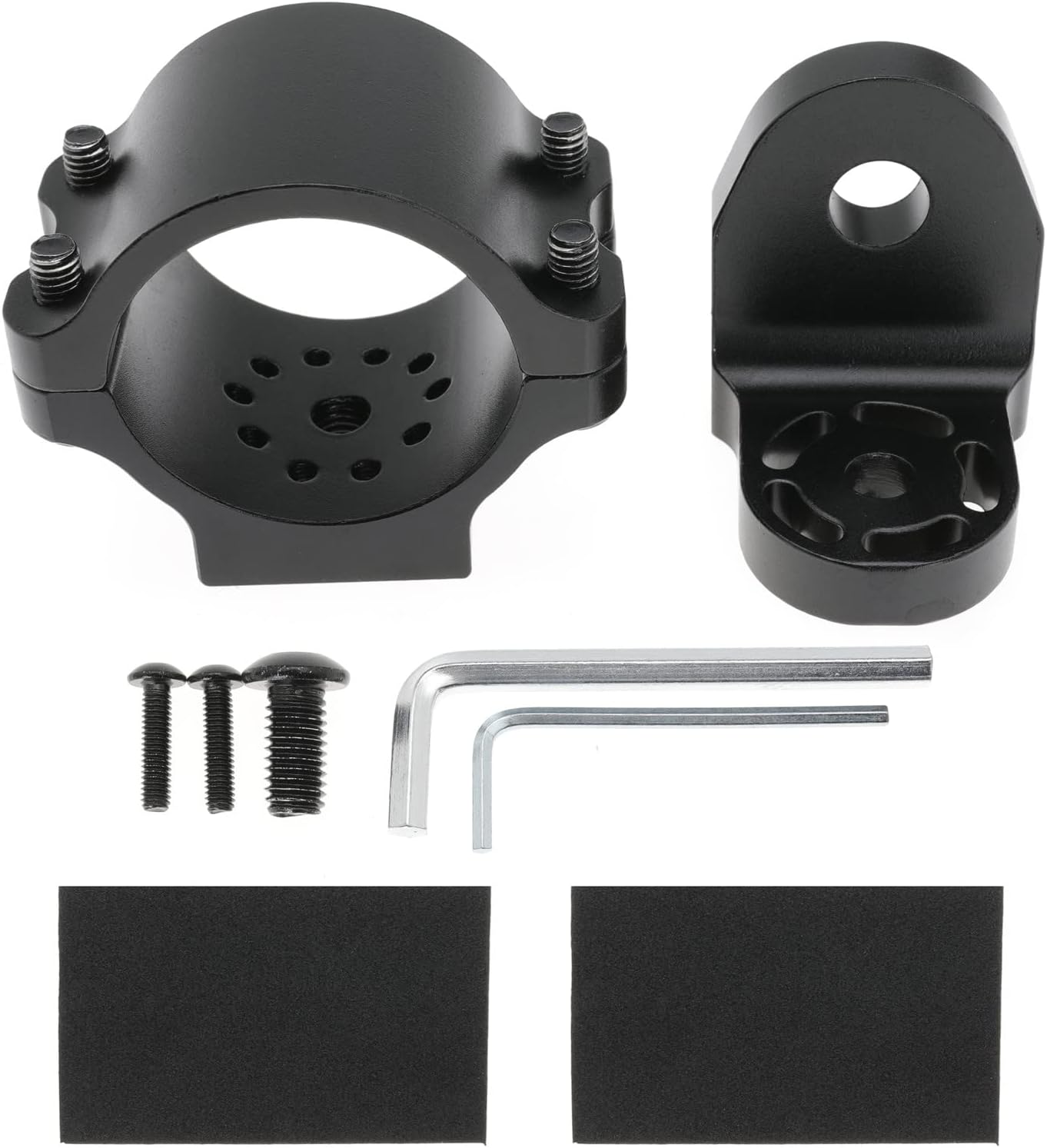 JomGorg Heavy Duty Adjustable UTV Flag Mount Bracket Whip Light Holder for 1.75 to 1.85 inch Roll Bar Polaris RZR 1000 Can Am Commander X3 Arctic Cat Wildcat Talon, FL-Mount-175