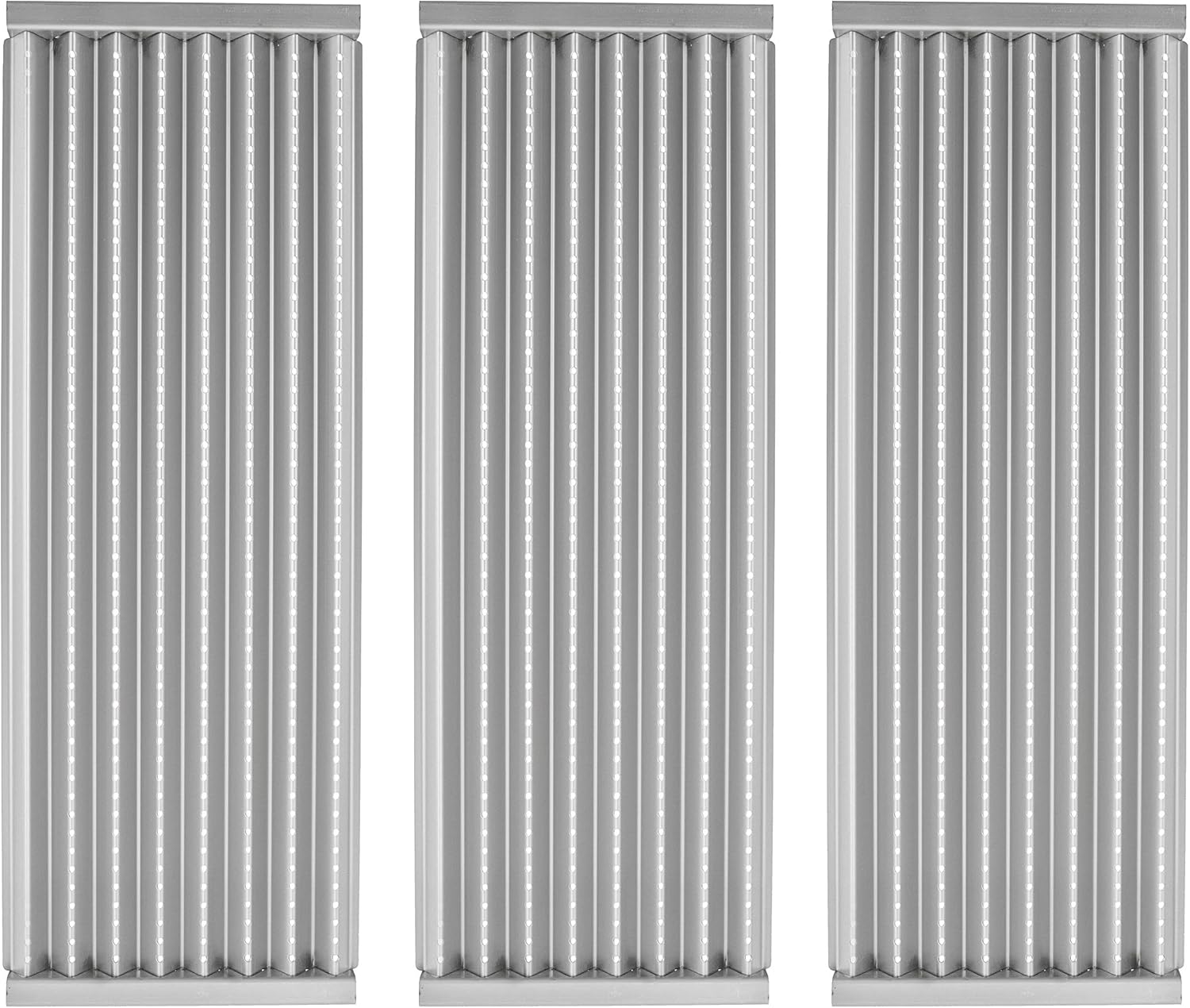 EasiBBQ 3-Pack Stainless Steel Emitter Plates for 2015 and Newer Char-Broil Commercial, Signature, Professional Series TRU-Infrared Gas Grills Pack of 2