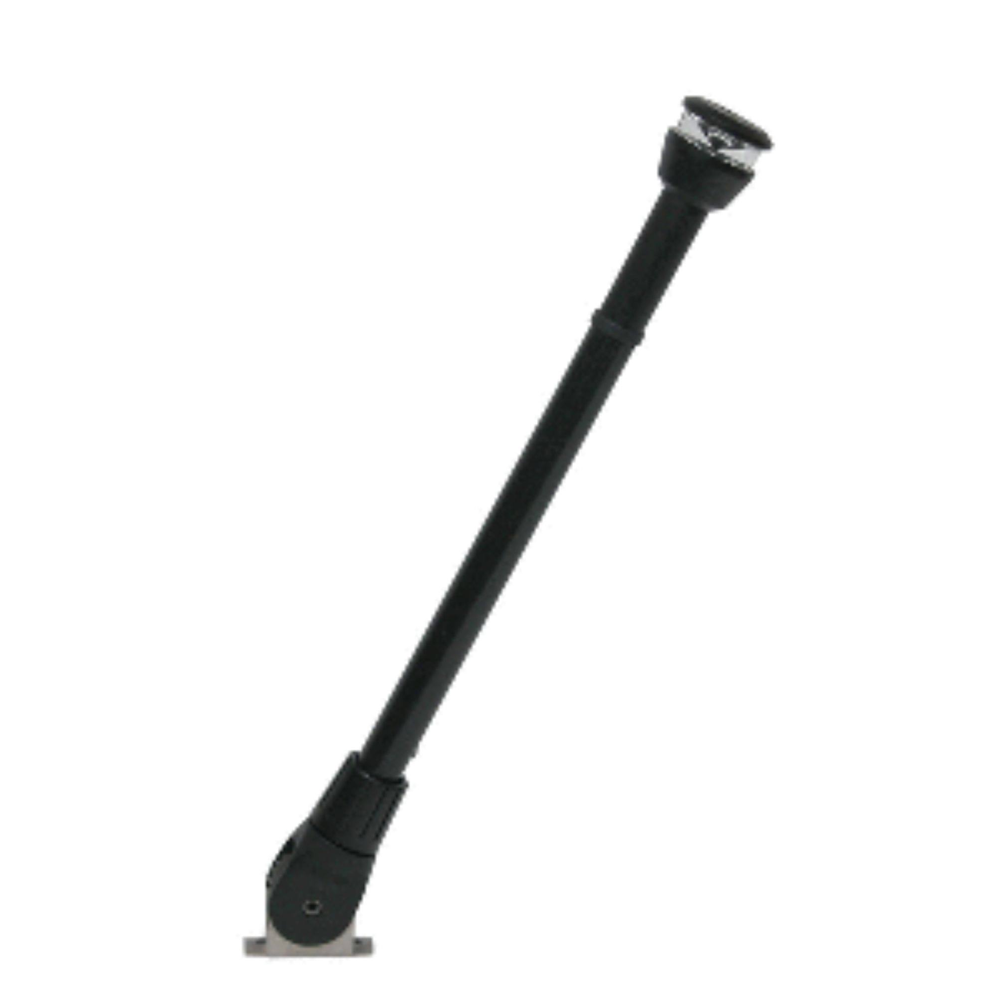 Aqua Signal Ks30950001 Series 30 All-Round White Fold-Down Deck Mount LED Light w/37.5x22 Mounting Arm - Black Housing