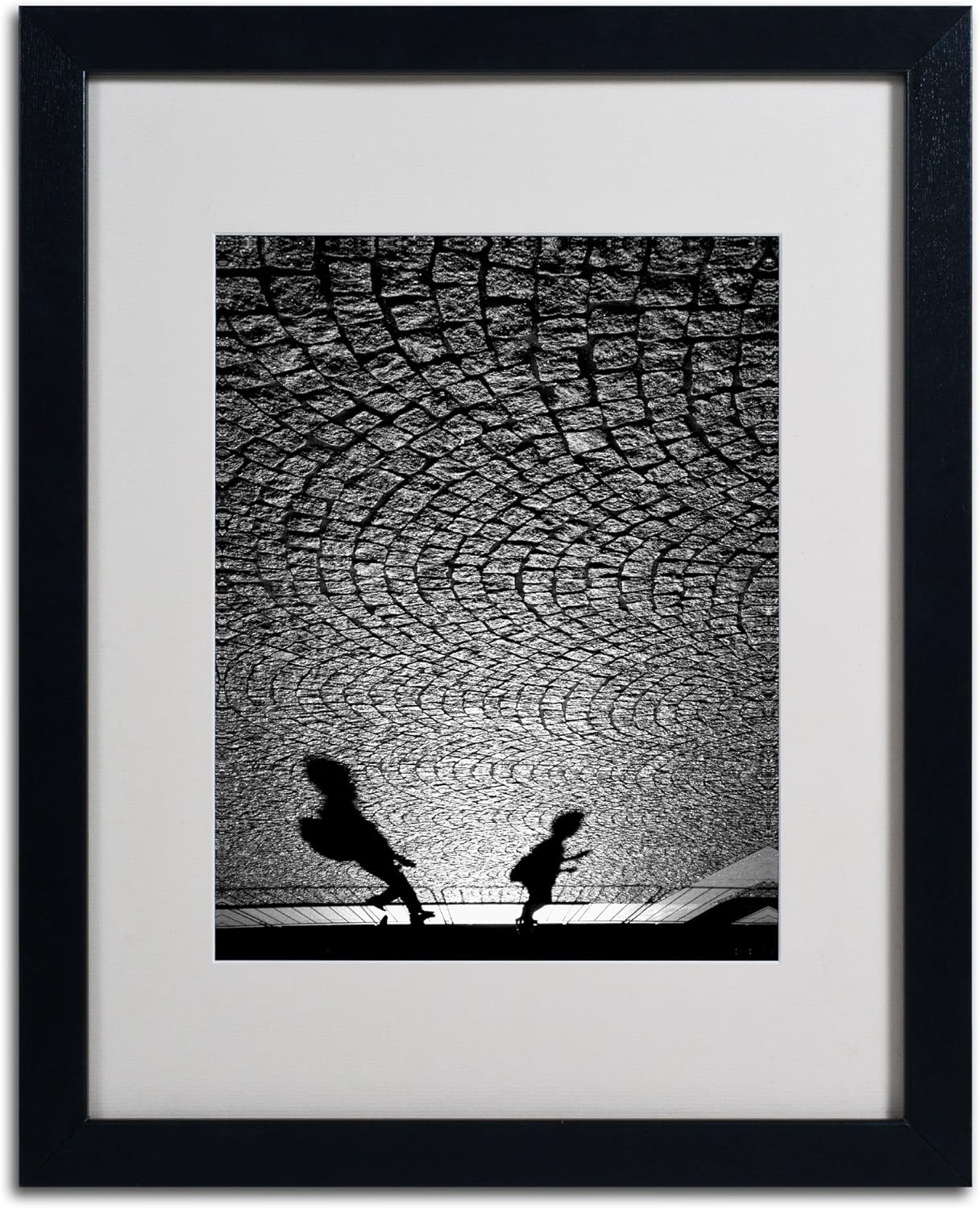 Big World Little Artwork by Beata Czyzowska Young, 16 by 20-Inch, Black Frame Pack of 2