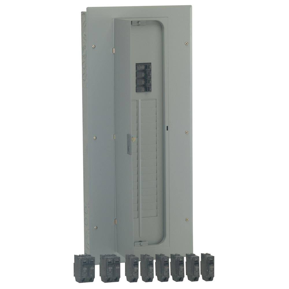 PowerMark Gold 150 Amp 32-Space 32-Circuit Indoor Main Breaker Value Kit Includes Select Circuit Breaker