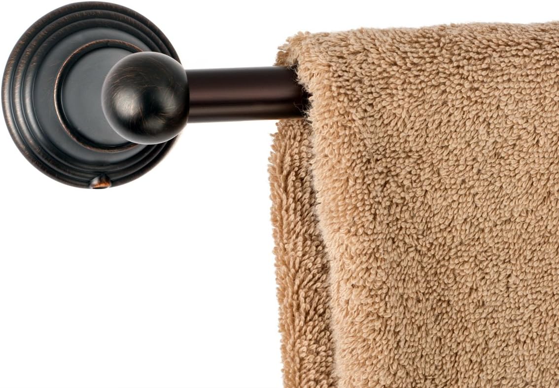 Dynasty Hardware 2200-ORB-3PC Muirfield Series Bathroom Hardware Set, Oil Rubbed Bronze, 4-Piece Set, with 24