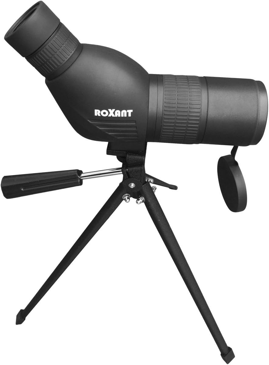 ROXANT Blackbird Compact Spotting Scope - High Definition BAK4 Scope with Zoom - Includes Spotting Scope, Tripod & Carrying Case Pack of 2