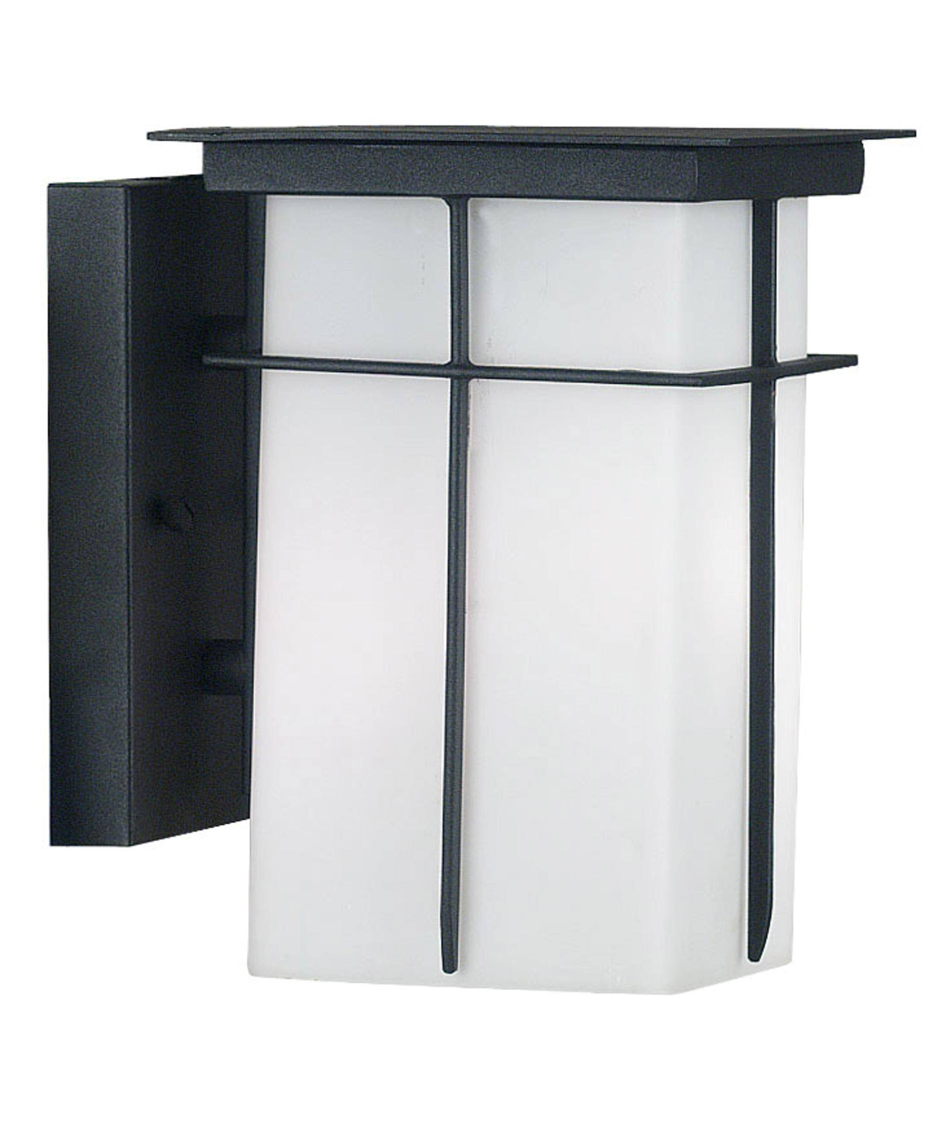 Kenroy Home Mesa Textured Black Small Outdoor Wall Lantern 70000TB
