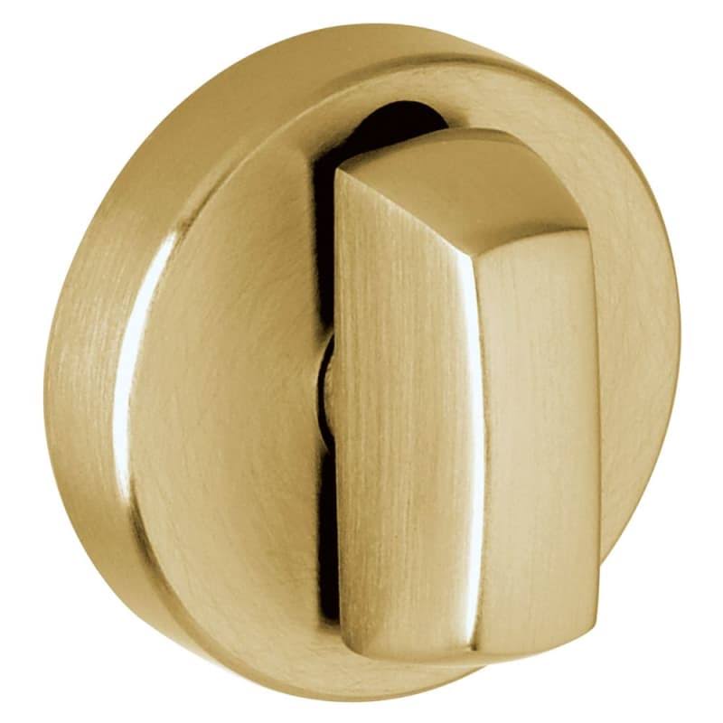 Baldwin 6760 Modern Round Turn Piece for Baldwin Estate Collection Lifetime PVD Satin Brass Hardware Accessories and Parts Door