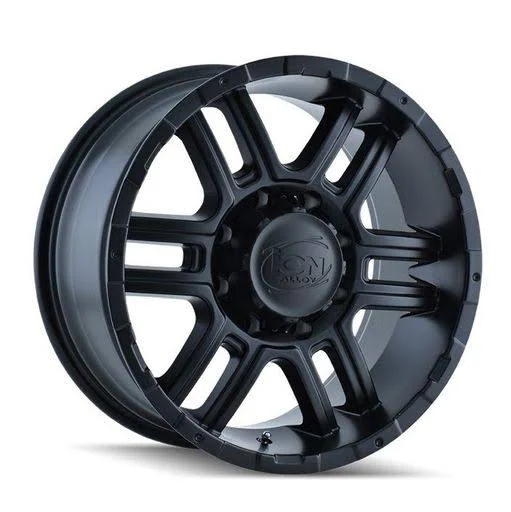 17x22 Ion 179 Black Wheel 17x8 6x5.5 10mm Chevy Tahoe GMC Sierra Cadillac 6 Lug