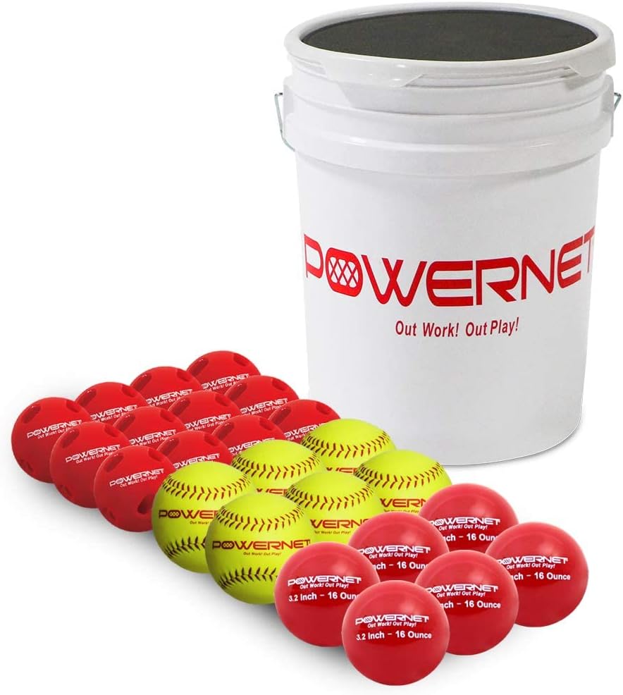 PowerNet Training Balls Bundle | 6 Yellow 12