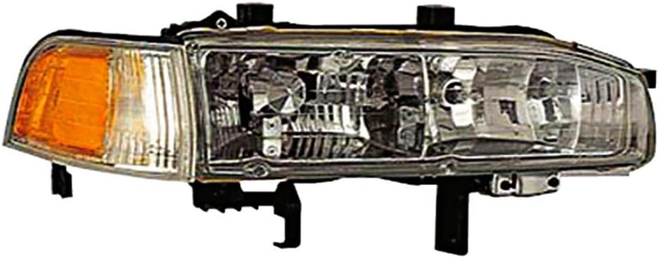 JP Auto Headlight Compatible With Honda Accord 1992 1993 Passenger Right Side Headlamp