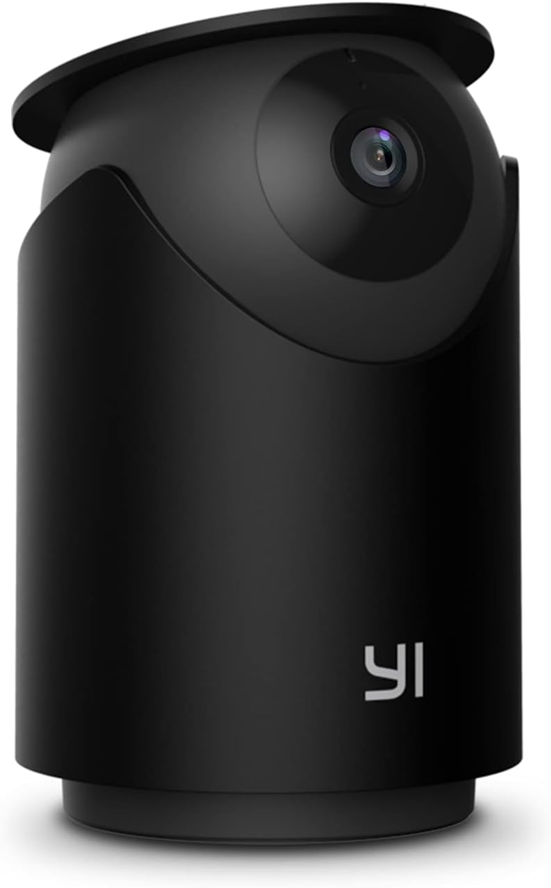 YI Camera for Home Security Indoor 2K, WiFi Bedroom Surveillance Camera 360-degree with Night Vision, Human Detection, 2-Way Audio, Phone App, Compatible with Alexa and Google Assistant Pack of 2