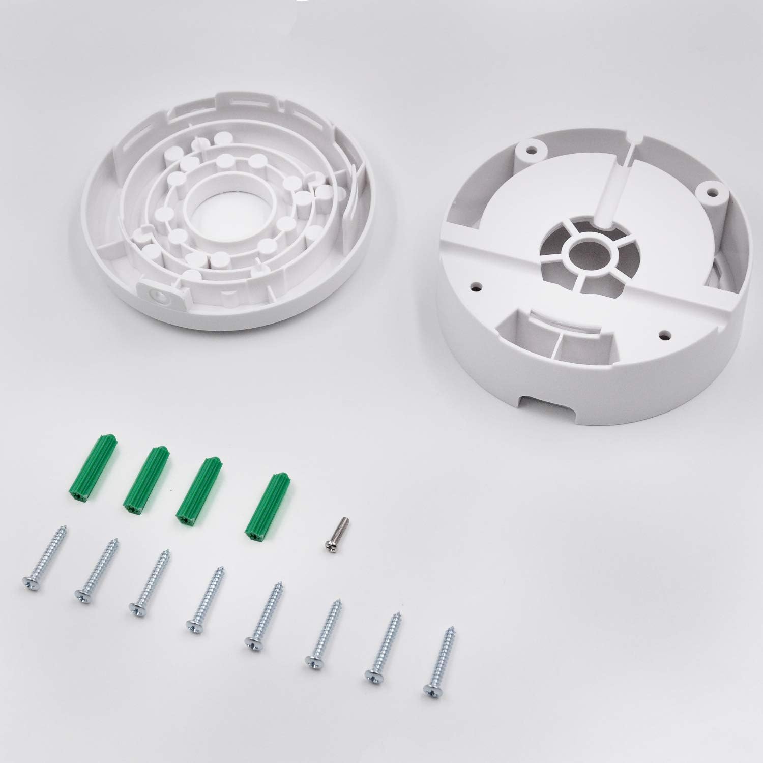 Camera Junction Box, Universal Security Camera Junction Box Mount Bracket,Security Camera Mounting Box,CCTV Junction Box for Arlo Solar Panel and Reolink Solar Panel (8pcs) Pack of 2