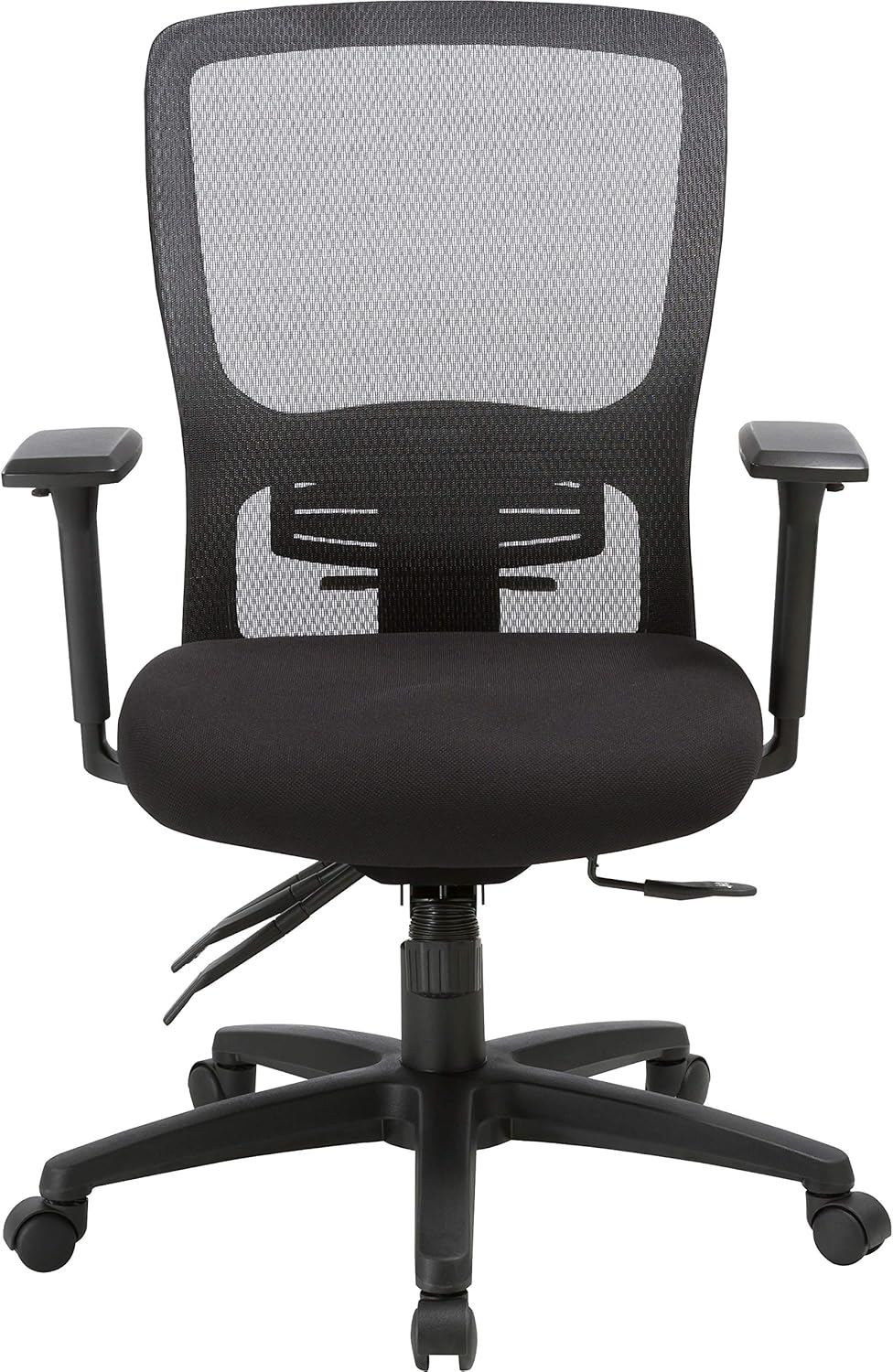 Lorell High-Back Mesh Chair, Black