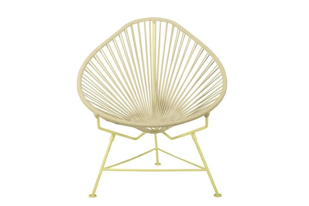 Innit Acapulco Chair - Yellow Frame - Two Tone / Yellow