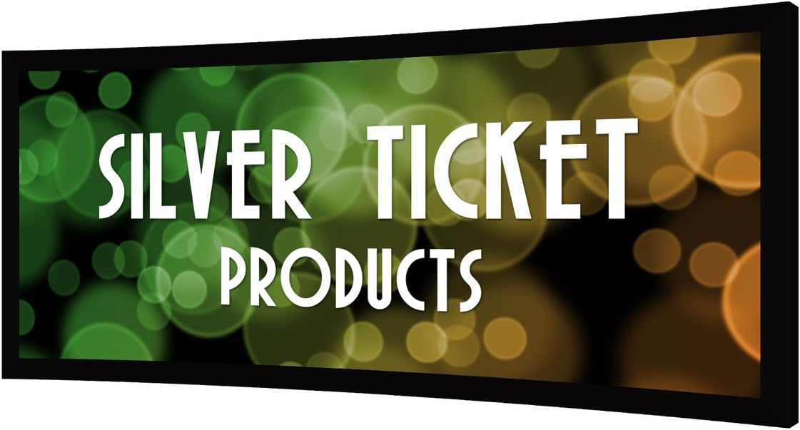 STC-115-WAB Silver Ticket Curved Frame 2.35:1 4K Ultra HD Ready Cinema Format (6 Piece Fixed Frame) Projector Screen (2.35:1, 115