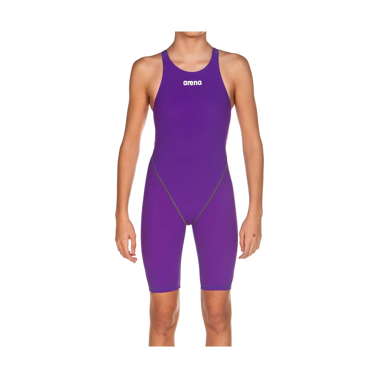 Arena Girls& Powerskin St 2.0 Open Back / Junior Purple 28