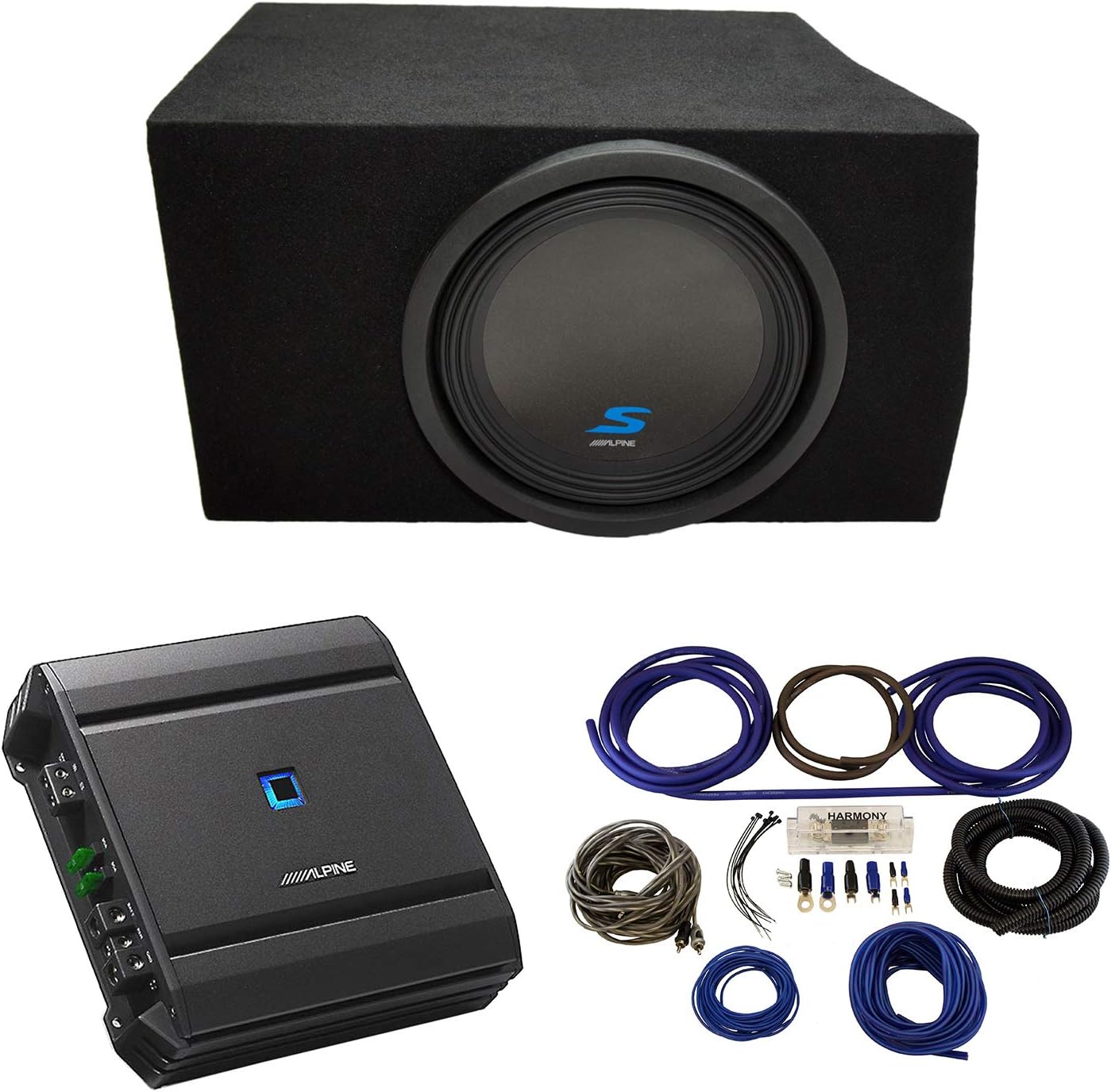 Compatible with 2005 2006 2007 2008 2009 2010 2011 2012 2013 2014 2015 Ford Mustang Coupe Alpine S-W10D2 Type S Car Audio Subwoofers Dual 10