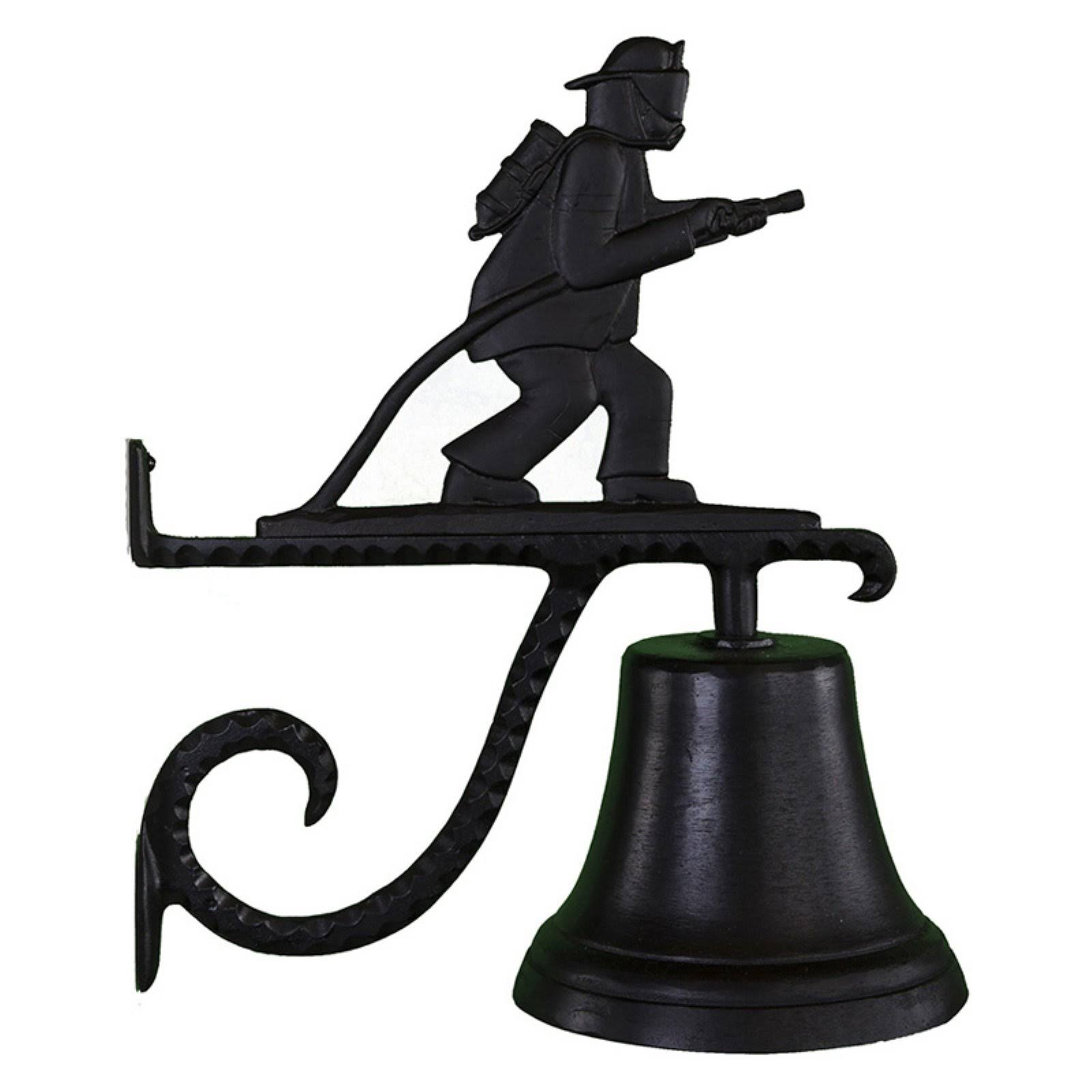 Montague Metal Products Cast Bell with Black Fireman