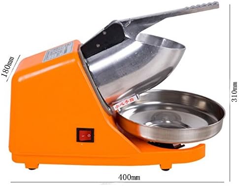 300W 220V Stainless Steel Household & Commercial Electric Ice Shaver Crusher Snow Cone Maker Machine
