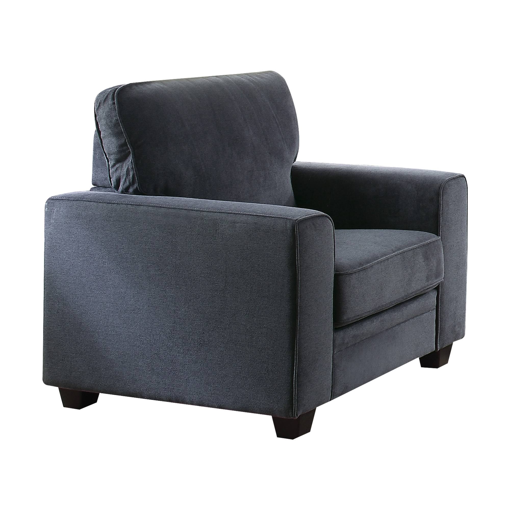 Acme Catherine Chair Blue Fabric