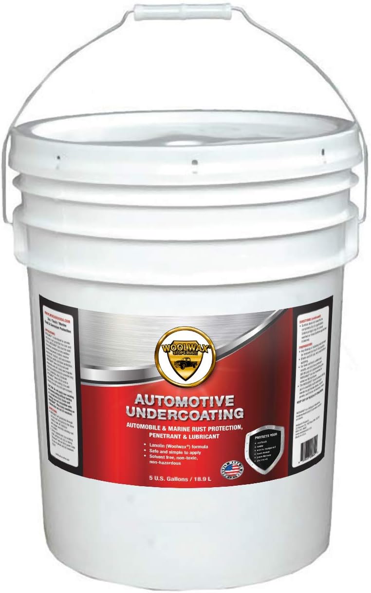 woolwax™ Auto/Truck Lanolin Undercoating 5 Gallon Pail. Black