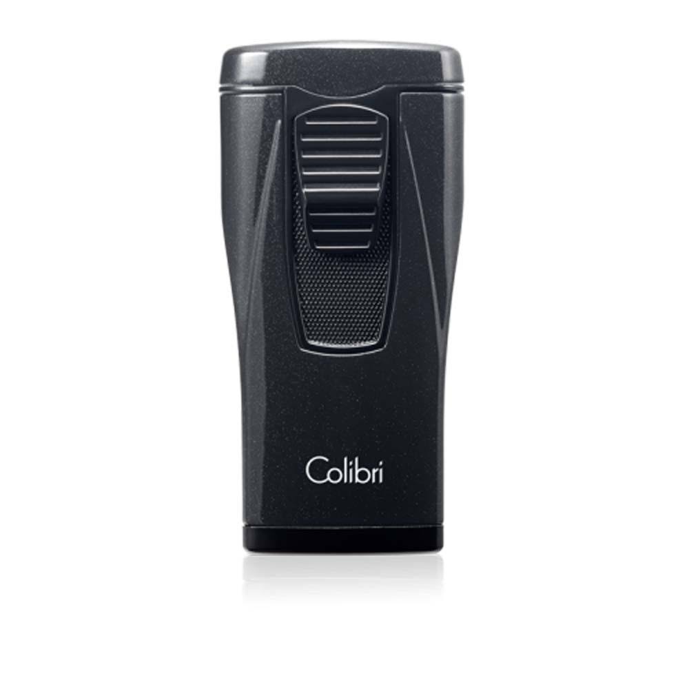 Colibri Monaco Triple Jet Flame Metallic Black Lighter