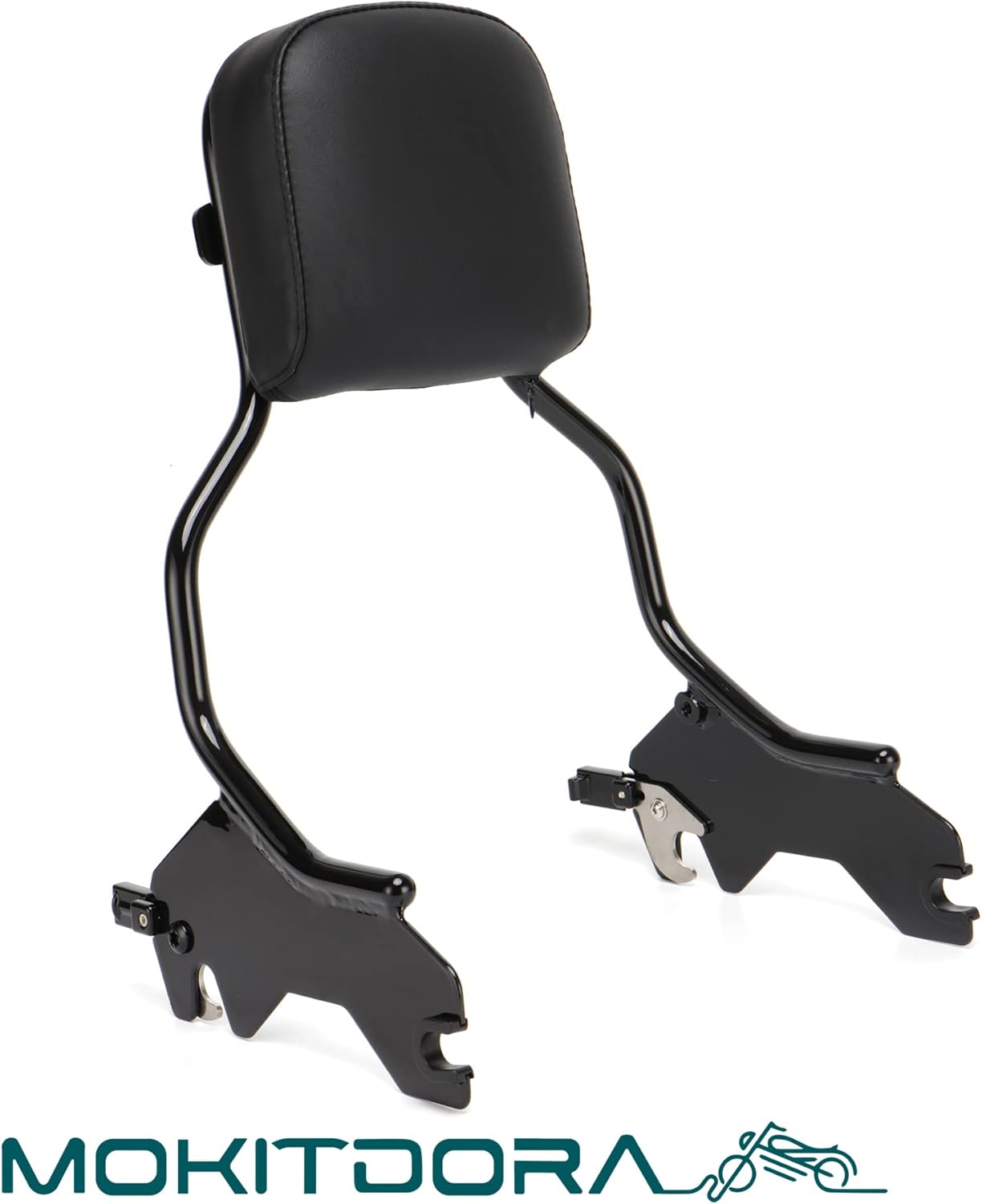 MoKitDora Softail Sissy Bar Detachable Backrest Upright with Pad for 2018-later FLSB, FXLR, FXLRS, and FXLRST Models, Black
