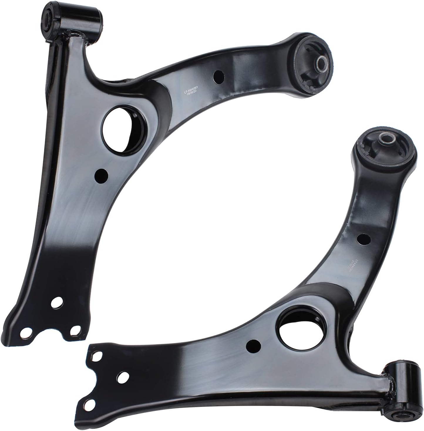 Detroit Axle - Both (2) Front Lower Control Arm Assembly Set for 2000 Toyota Celica (Built After 10/99 Production Date) - [01-05 Celica] - 03-08 Pontiac Vibe - [03-13 Toyota Corolla] - 00-13 Matrix