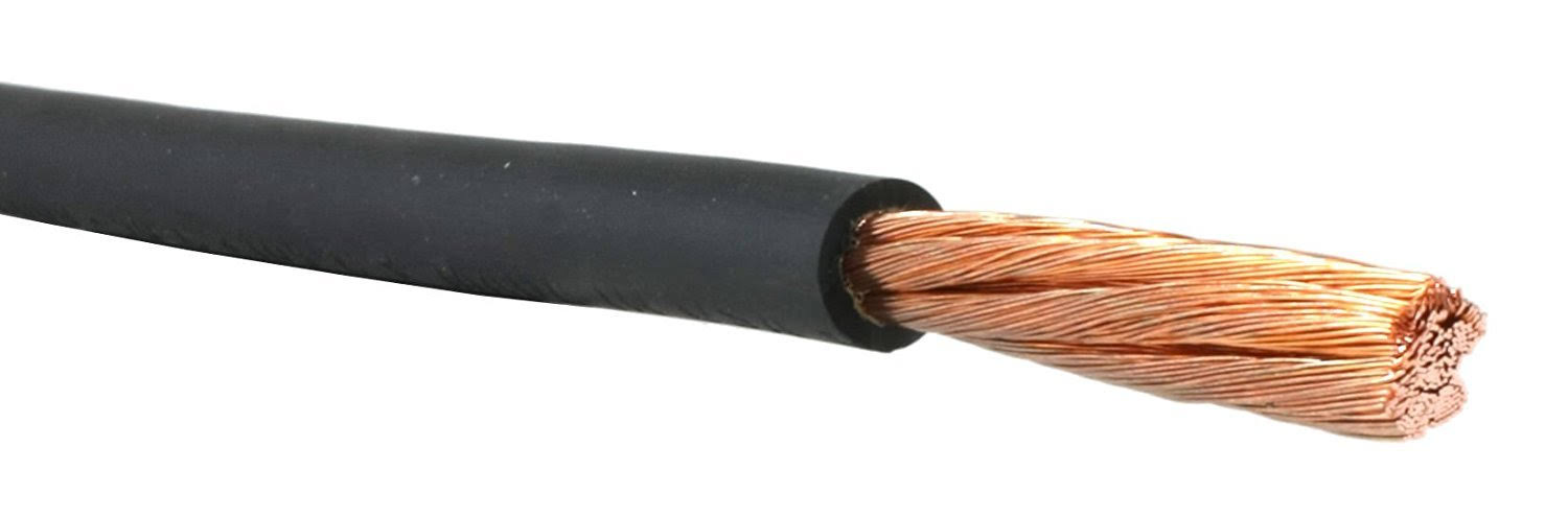 #4 Gauge AWG - Flex-A-Prene - Welding/Battery Cable - Black - 600 V - Made in USA (200 Feet) RJ3C3X70