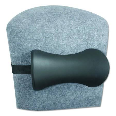 7154BL Memory Foam Lumbar Support backrest, Black, Memory Foam BACKREST Support for Lower Back by Safco Products