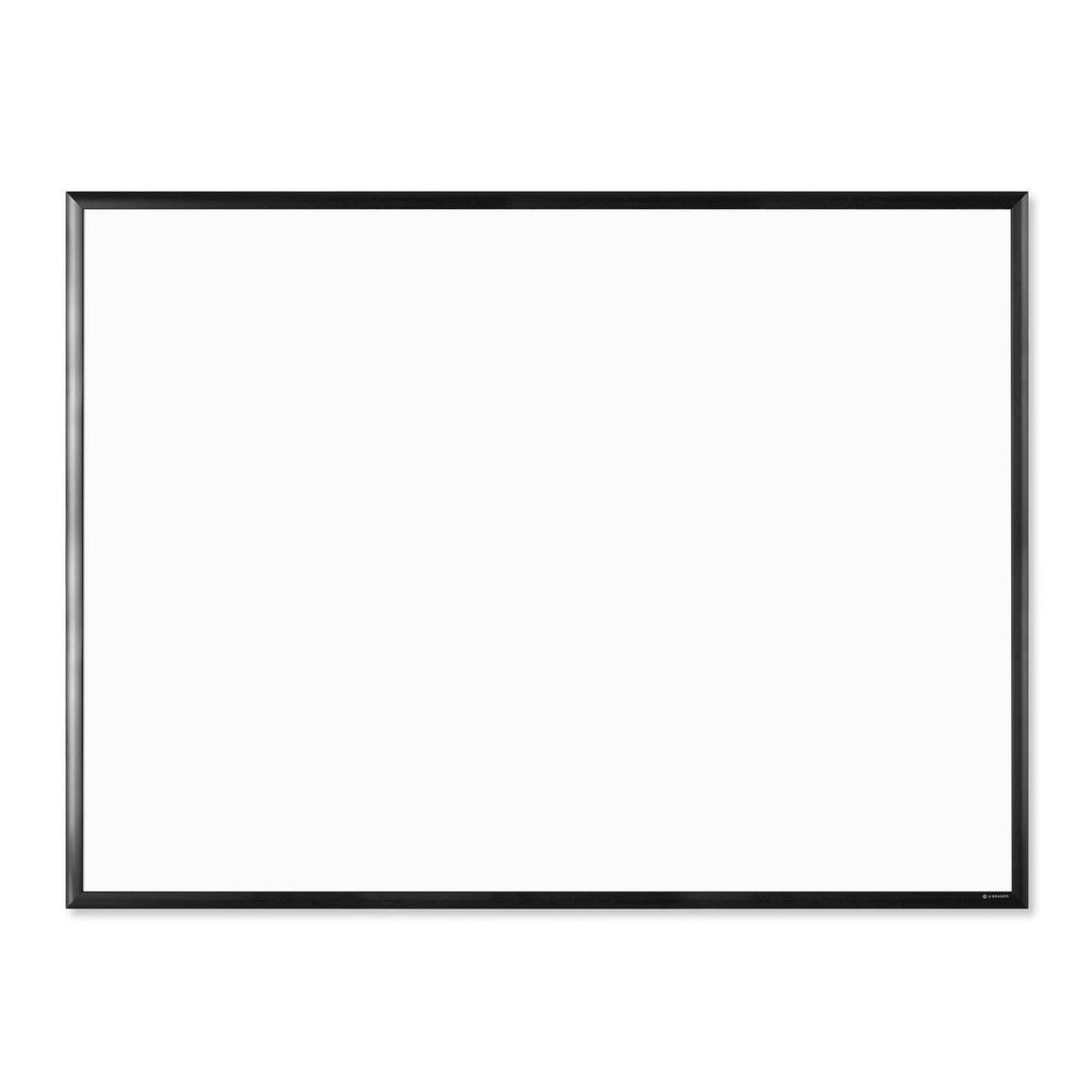 U Brands 48x22x36x22 Magnetic Dry Erase Board Black Aluminum Frame