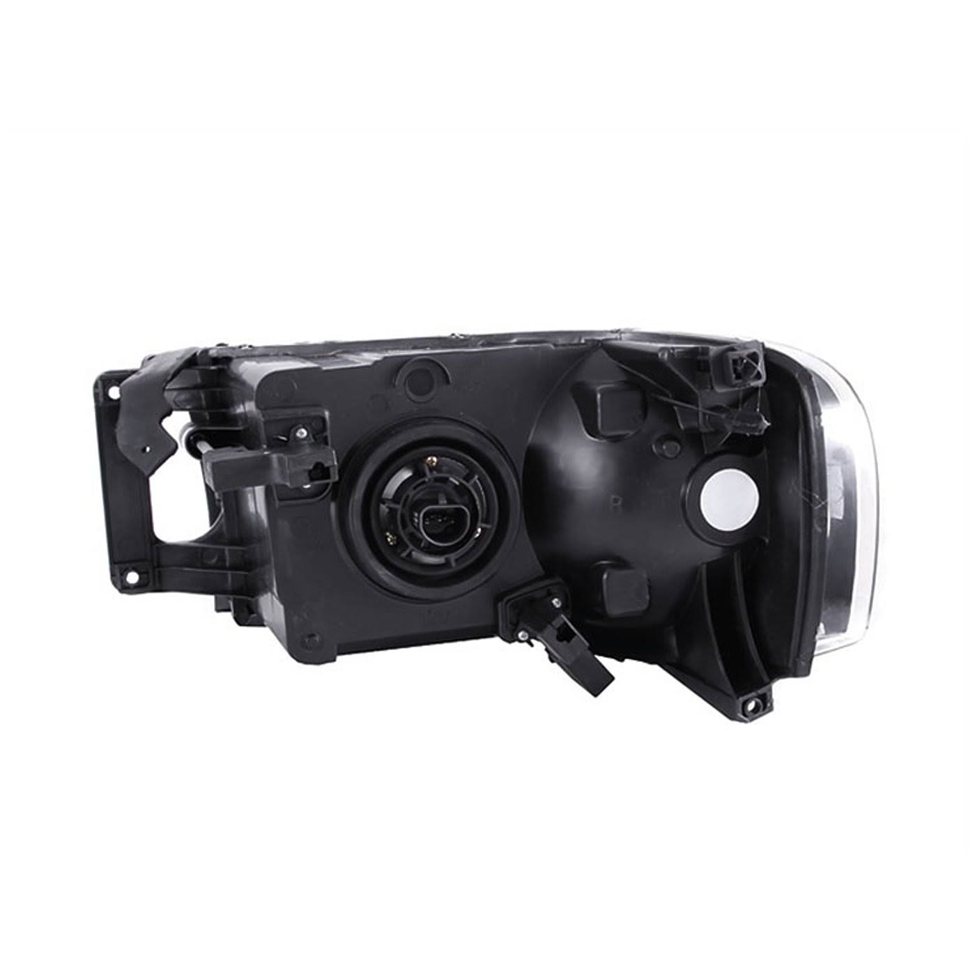 Anzo 111022 - Headlights - Crystal - Black