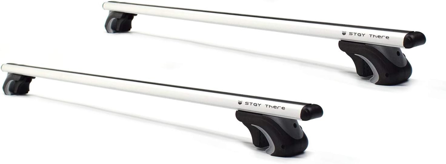 StayThere Roof Rack Crossbars, 54'' Aero Aluminum Roof Rack Cross Bars Raised Side Rail Gap Needed - 200 lbs Load Capacity