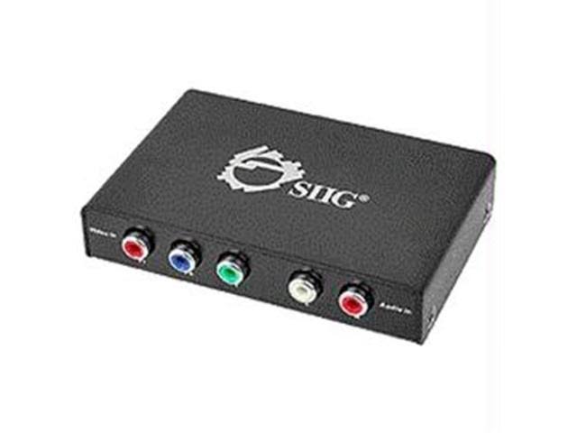 SIIG Accessory CE-CM0612-S1 Component Video/Audio to HDMI Converter Retail