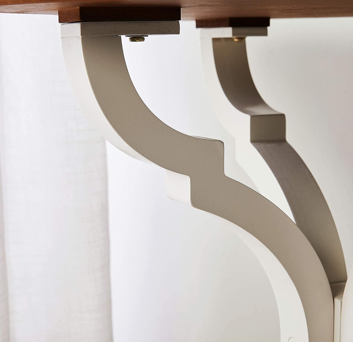 COZAYH Rustic Farmhouse Cottagecore Accent End Table, Natural Tray Top Side Table Nightstand for Family, Dinning or Living Room, Handcrafted Finish, Modern