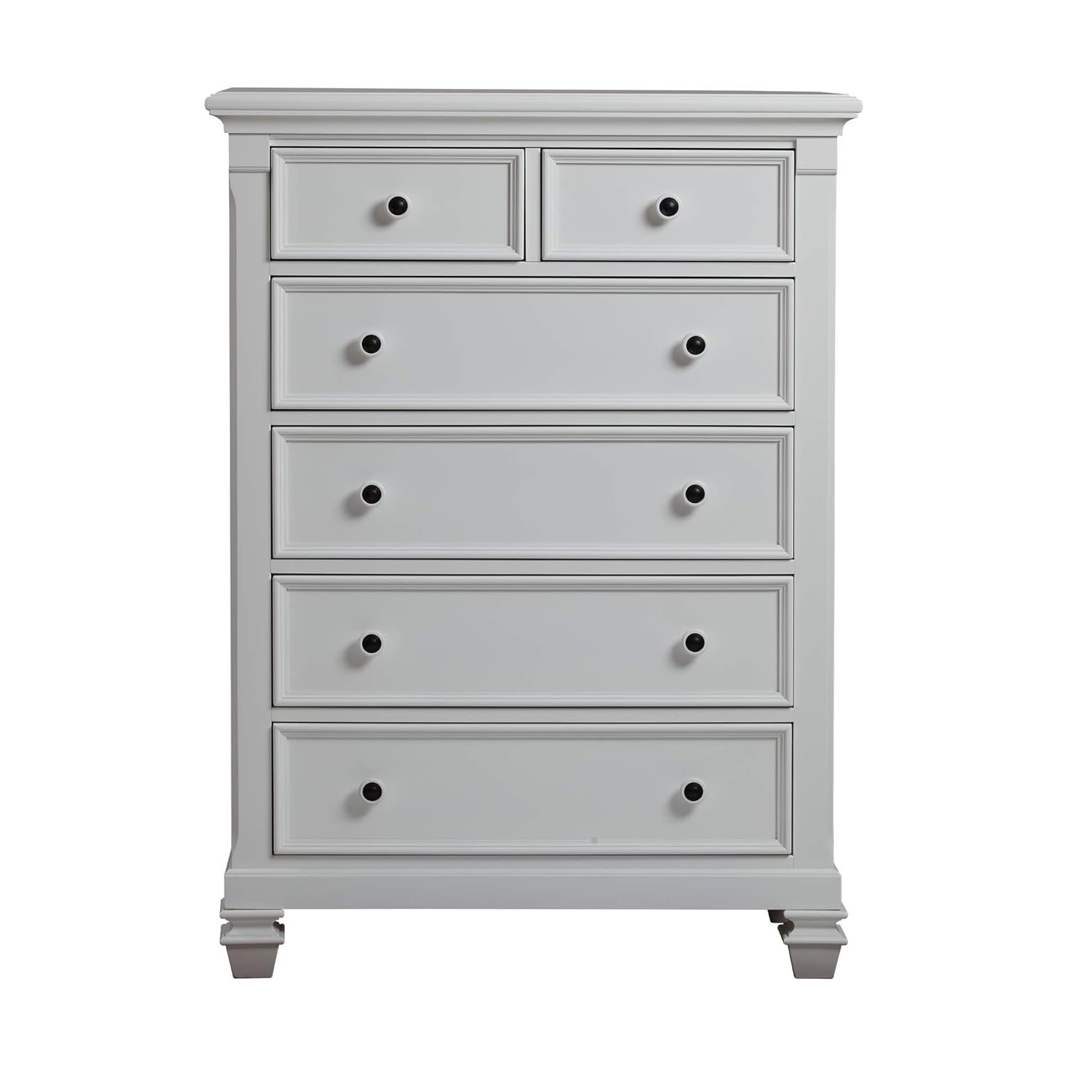 Baby Cache Glendale 6 Drawer Chest, Pure White