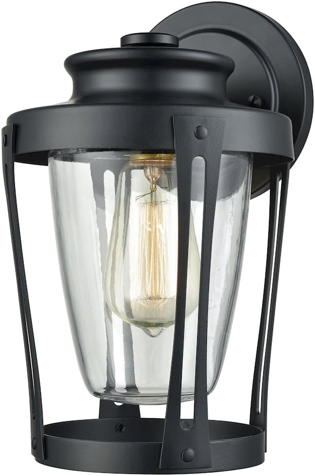 Elk Lighting 46090/1 Wall-sconces, One Size, Black Pack of 2