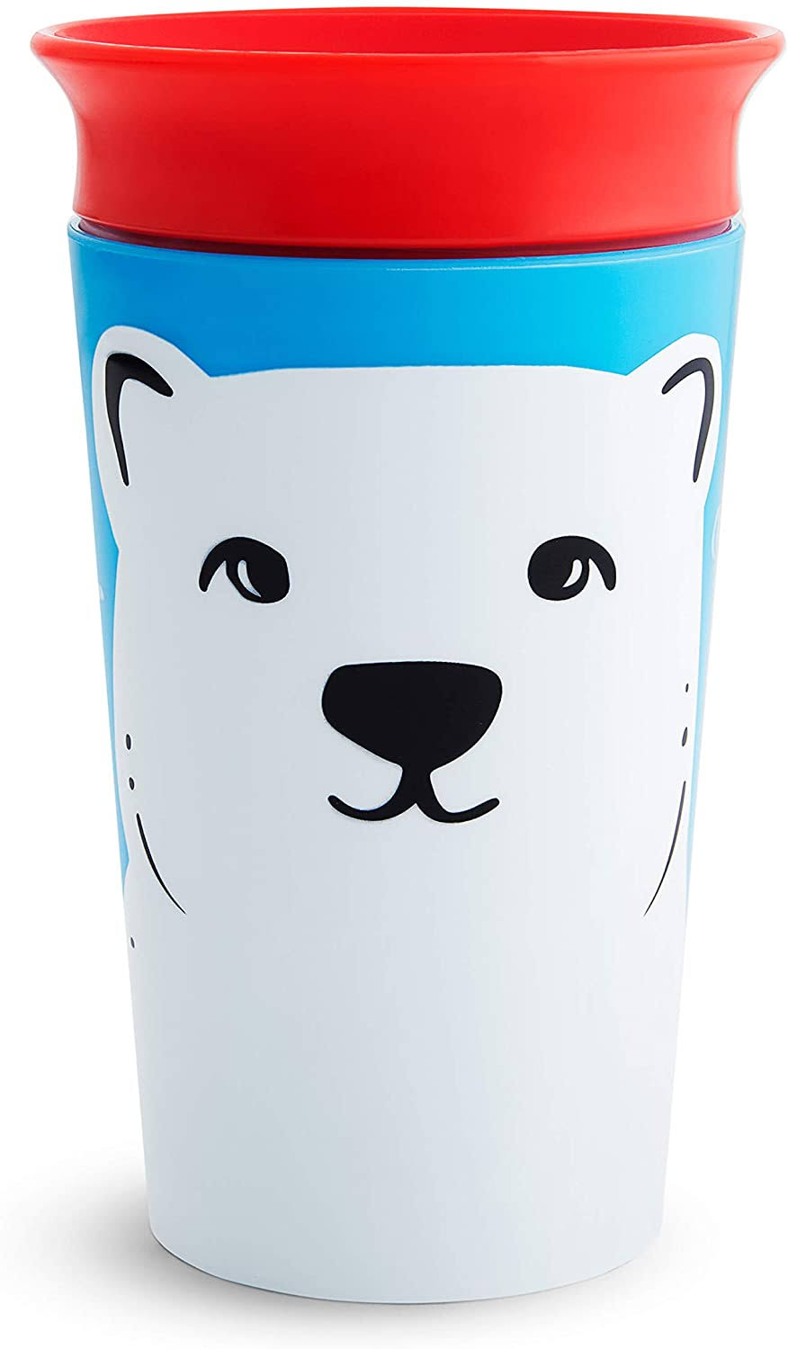 Munchkin Miracle 360 WildLove Sippy Cup, 9 oz / 266 mL, Polar Bear