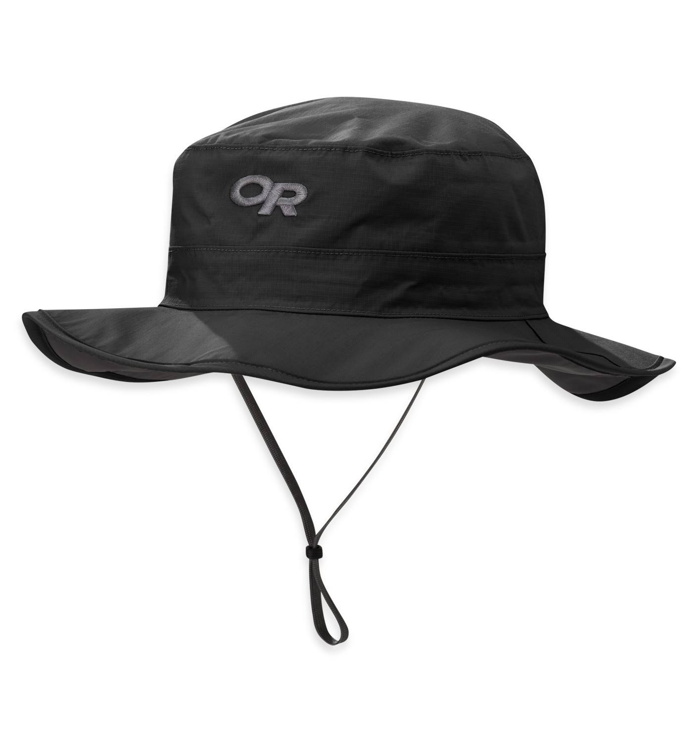 (Large, Black) - Outdoor Research Helios Rain Hat