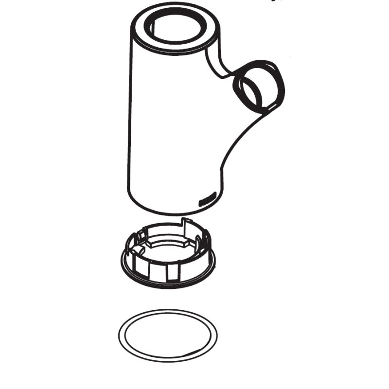 Moen 124823W Glacier Spout Receptor